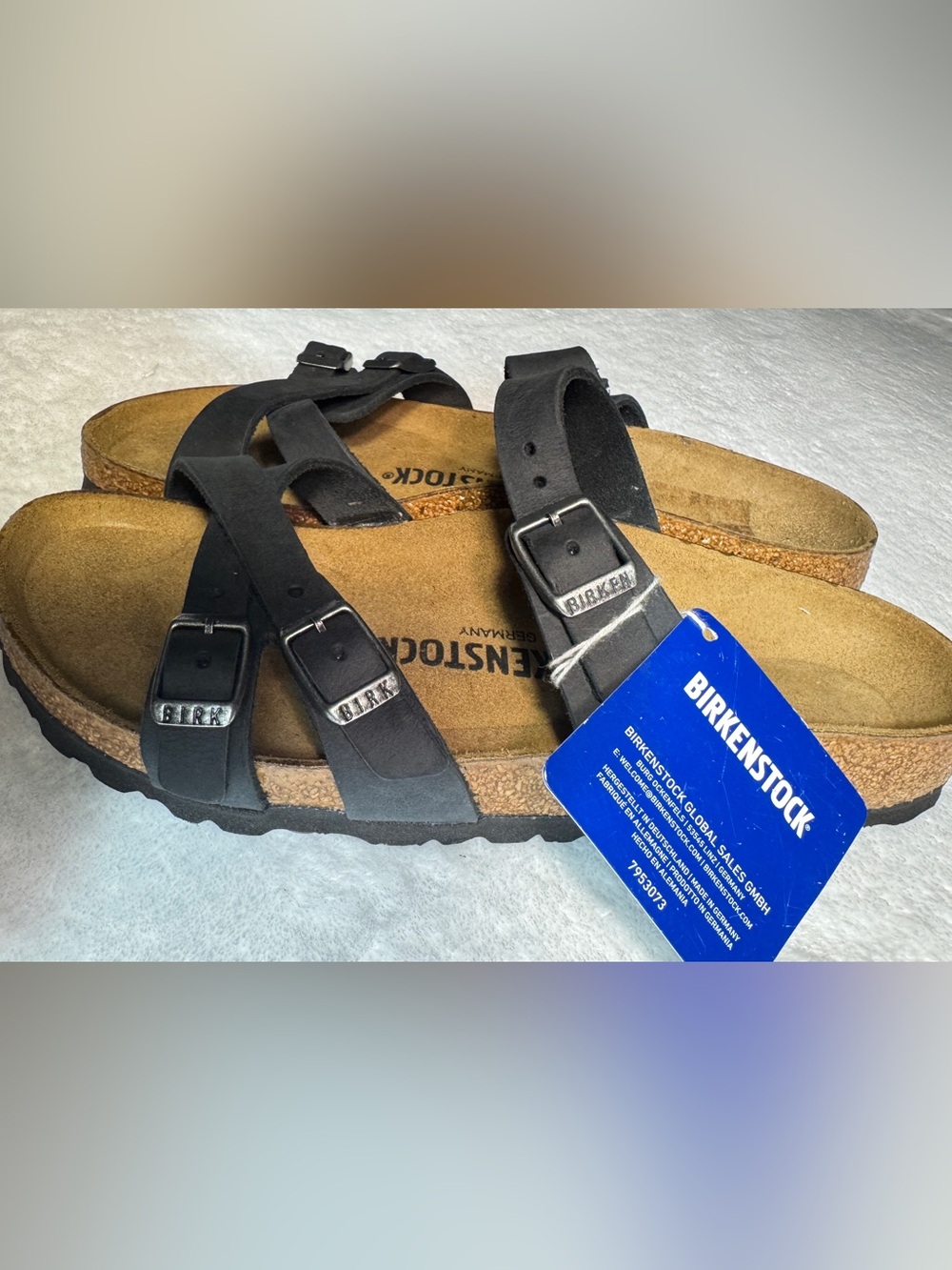 Birkenstock Franca Braided Sandal
- Black Oiled Leather - Women's